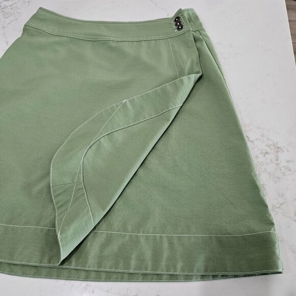 Kühl Feather Mountain Culture Wrap Hiking Skirt Green Size 6 100% Polyester - Picture 4 of 8